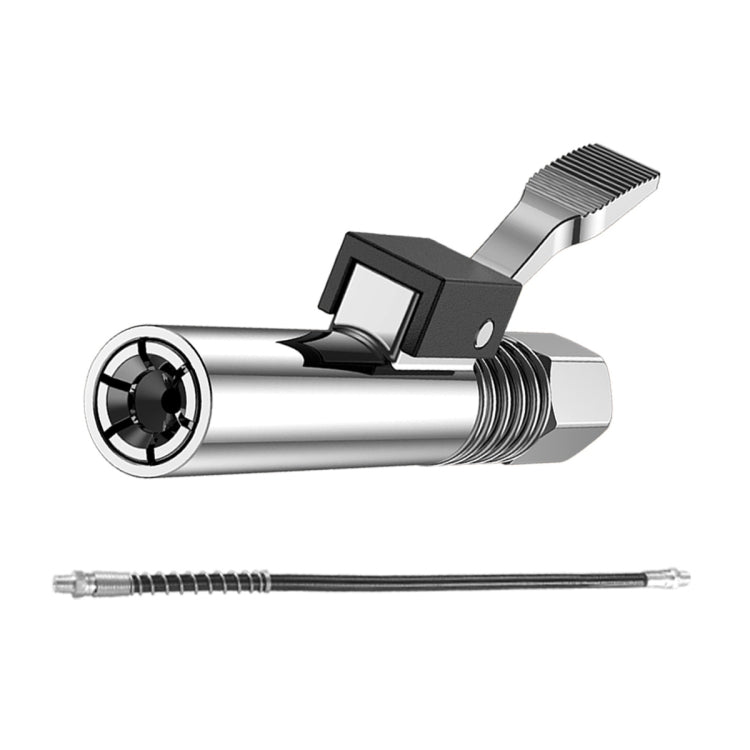 PC002 Lock Clamp Type High Pressure Grease Nozzle, Style:, Butter Mouth, Butter Mouth+30cm Hose, Butter Mouth+30cm Hose+3 Heads, Butter Mouth+40cm Hose, Butter Mouth+40cm Hose+3 Heads, Butter Mouth+60cm Hose, Butter Mouth+60cm Hose+3 Heads             ...