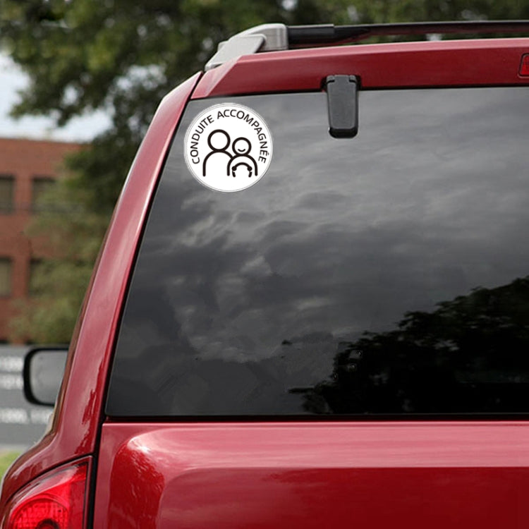 20 PCS Dual People Waterproof And Sun Protection Magnetic Car Sticker, Dual People