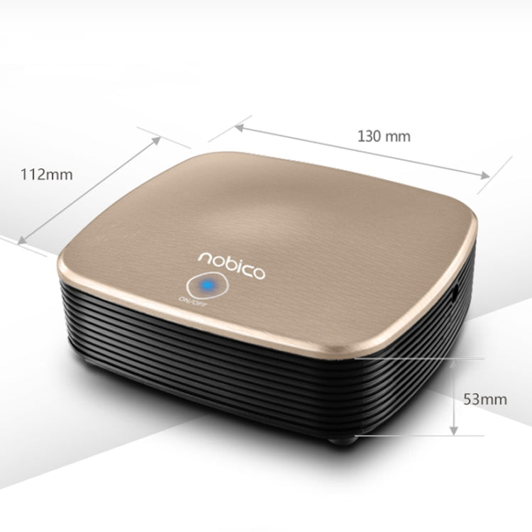 Nobico J007 USB Negative Ion Car Air Purifier, Style:, Water Pattern Gold