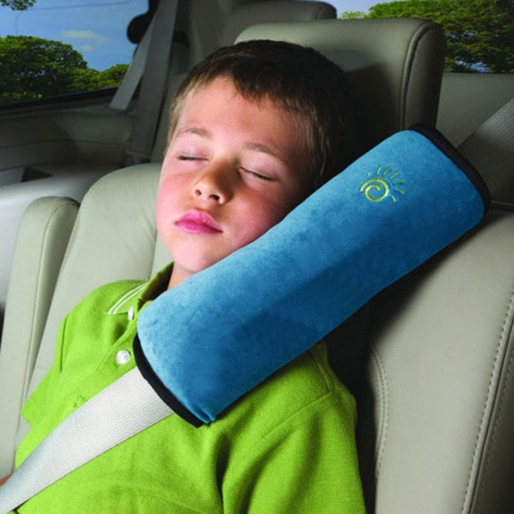 5 PCS Children Car Seat Belt Protective Cover Thickened Plush Shoulder Pillow, Gray