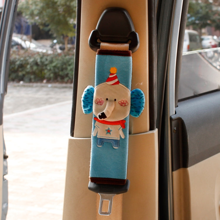 H002 Children Car Seat Belt Cartoon Cover, H002 Rabbit, H002 Bear, H002 Lion, H002 Fox, H002 Elephant