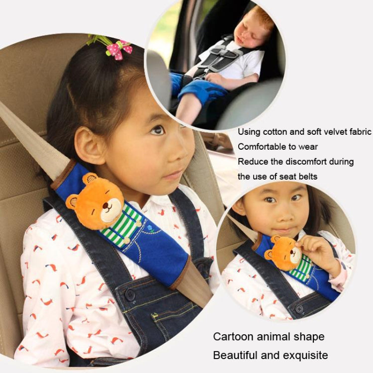H002 Children Car Seat Belt Cartoon Cover, H002 Rabbit, H002 Bear, H002 Lion, H002 Fox, H002 Elephant