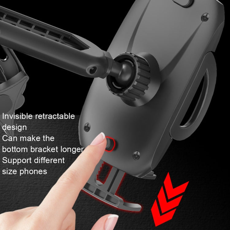 Yesido C111 Double Pole Rotating Telescopic Arm Car Bracket, Double Pole Rotating