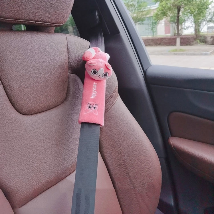 002 Cute Cartoon Thicked Seat Belt Anti-Strangled Protective Cushion, Length: