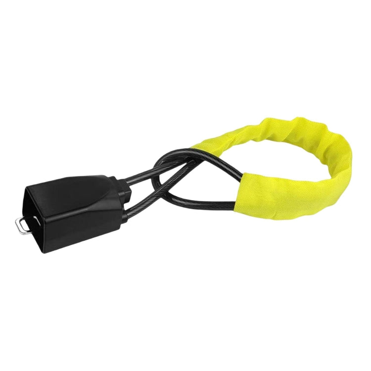 S308 Car Steering Wheel Wire Rope Lock Security Anti-theft Locks, S308 Red, S308 Yellow, S308 Black
