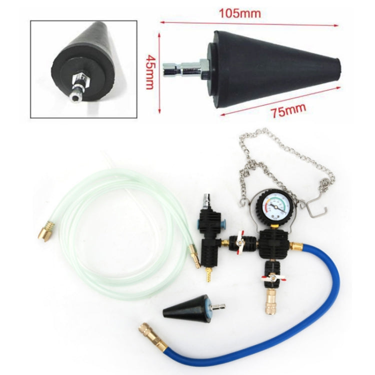 Automotive Water Tank Leak Test Pressure Gauge Coolant Replacement Filler, Water Tank Test