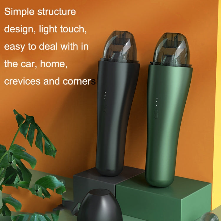 P02 Vehicles / Household High Power Large Suction Portable Wireless Handheld Vacuum Cleaner, P02 Star Black, P02 Dark Night Green