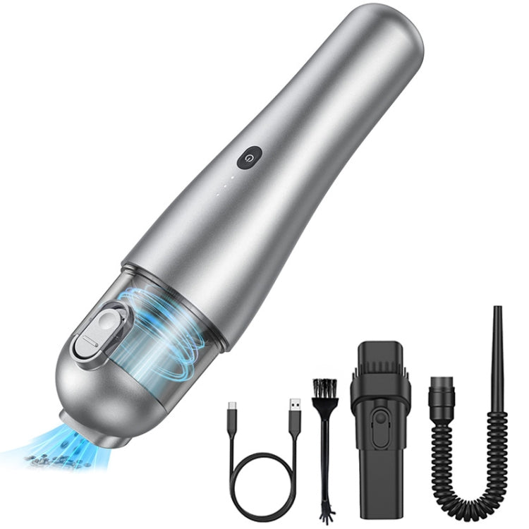 Pinjia P06 12V High Power Portable Wireless Vehicles / Household Vacuum Cleaner, P06 Silver White, P06 Black