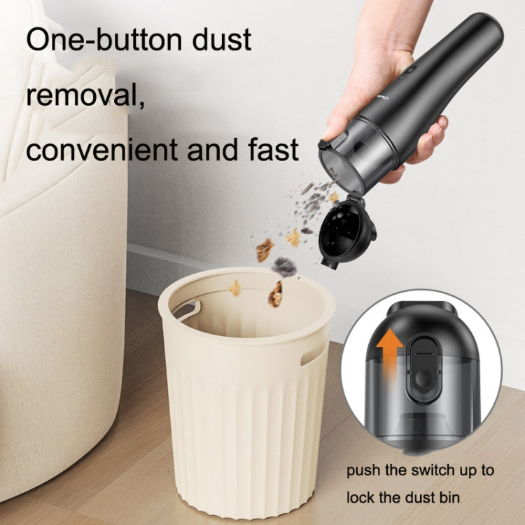 Pinjia P06 12V High Power Portable Wireless Vehicles / Household Vacuum Cleaner, P06 Silver White, P06 Black
