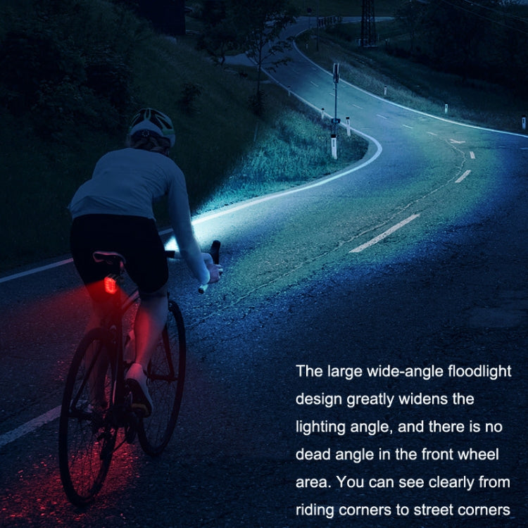 Bicycle Light USB Charging Outdoor LED Riding Lamp Set, Style:, Front Light, Tail Light, Front Light+Tail Light