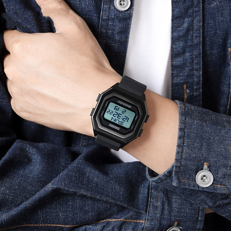 SKMEI 1875 Men Outdoor Electronic Watch Timing Multi-Functional Watch, Style:, 1875 Steel Band White Machine, 1875 Steel Band Black Machine, 1875 Silicone Band White Machine, 1875 Silicone Band Black Machine