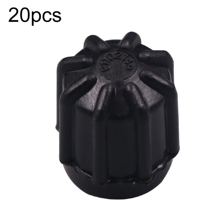 20pcs Car Air Conditioner Dustproof Plastic Valve Leakproof Cap, Large, Small