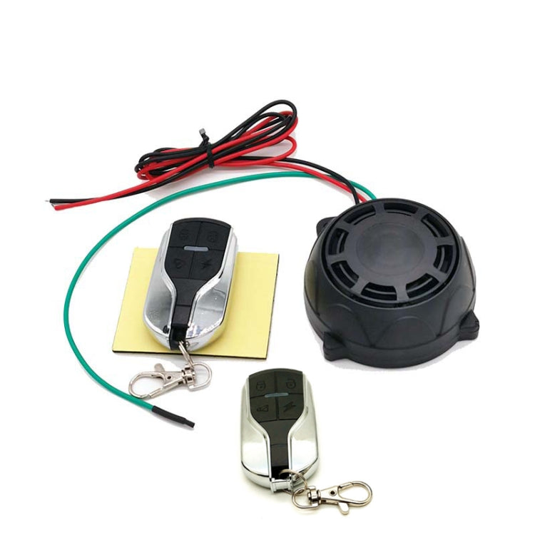12V Motorcycle Anti-theft Remote Control Horn Alarm, 2 RC