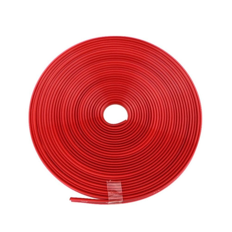8m/roll Car Wheel General Sticker Modified Protection Sticker Anti-collision Strip, 1roll Black, 1roll Red, 1roll Pink, 1roll Purple, 1roll Blue, 1roll Orange, 1roll Gray, 1roll White