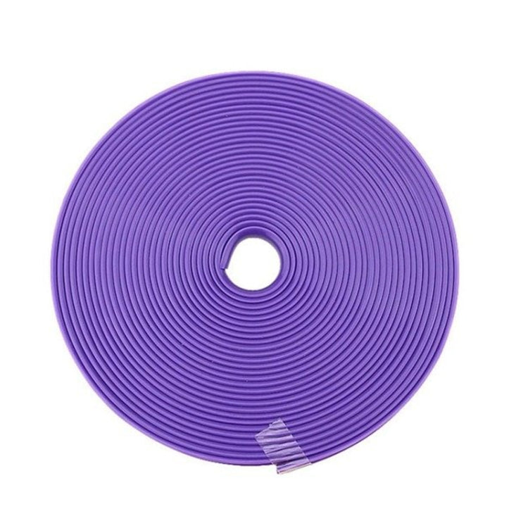 Car Wheel General TPE Protection Ring Bumper Wheel Decoration Modification Supplies, Purple, Black, Yellow, White, Orange, Gray, Red, Green, Blue, Pink