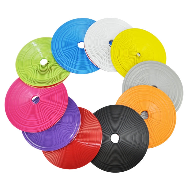 Car Wheel General TPE Protection Ring Bumper Wheel Decoration Modification Supplies, Purple, Black, Yellow, White, Orange, Gray, Red, Green, Blue, Pink