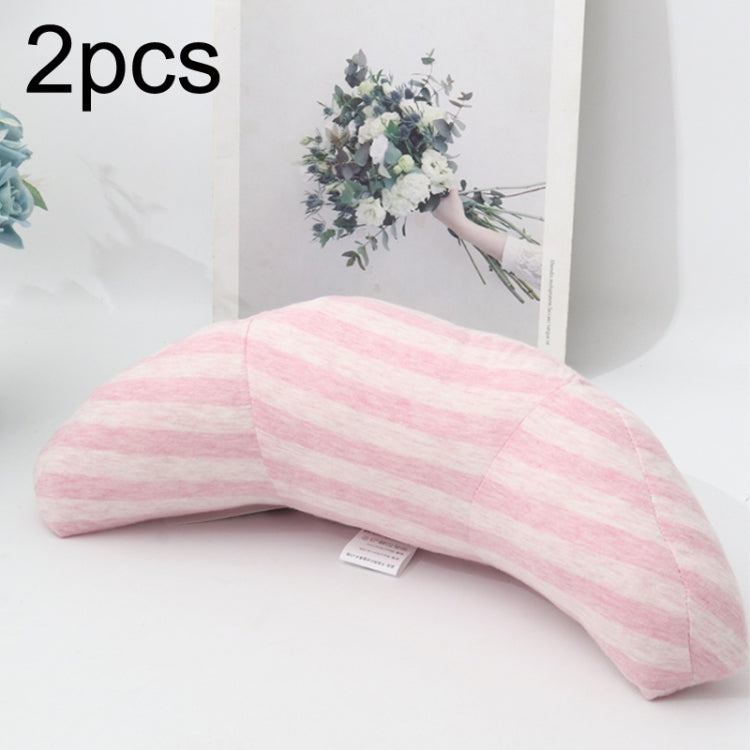 2pcs Children Neck Headrest Comfortable Shoulder Cover Car Neck Guard Pillow, 2pcs (Blue Gray Strip), 2pcs (Gray Strip), 2pcs (Green Strip), 2pcs (Coffee Strip), 2pcs (Gray Stripe), 2pcs (Brown Stripe), 2pcs (Pink Stripe), 2pcs (Green Stripe)