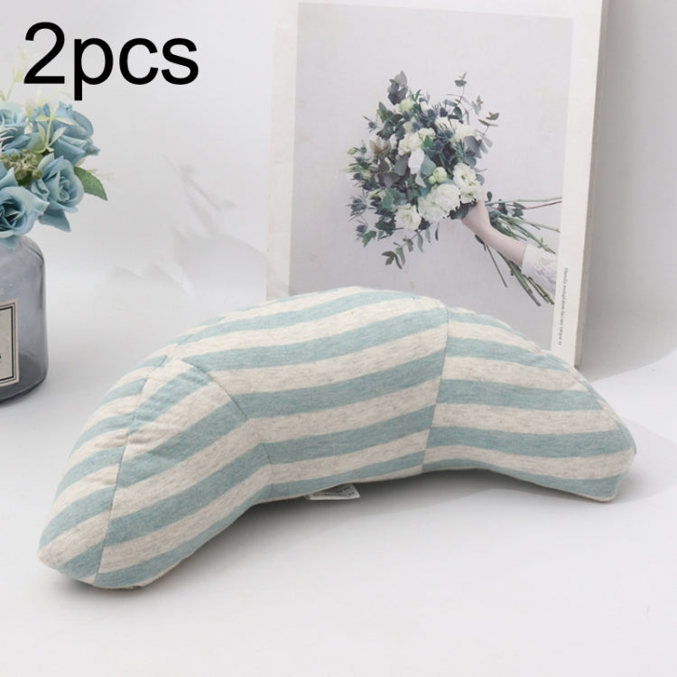 2pcs Children Neck Headrest Comfortable Shoulder Cover Car Neck Guard Pillow, 2pcs (Blue Gray Strip), 2pcs (Gray Strip), 2pcs (Green Strip), 2pcs (Coffee Strip), 2pcs (Gray Stripe), 2pcs (Brown Stripe), 2pcs (Pink Stripe), 2pcs (Green Stripe)