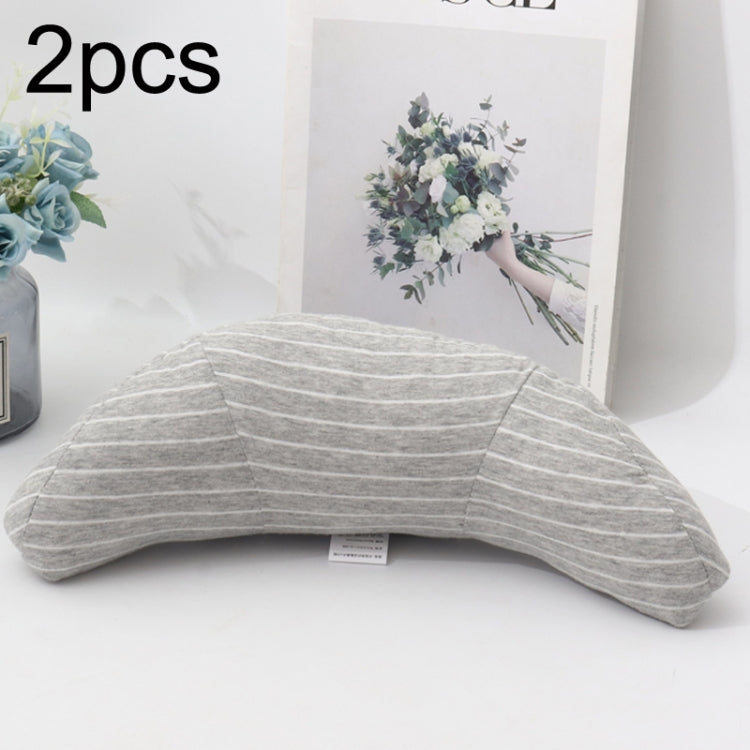 2pcs Children Neck Headrest Comfortable Shoulder Cover Car Neck Guard Pillow, 2pcs (Blue Gray Strip), 2pcs (Gray Strip), 2pcs (Green Strip), 2pcs (Coffee Strip), 2pcs (Gray Stripe), 2pcs (Brown Stripe), 2pcs (Pink Stripe), 2pcs (Green Stripe)