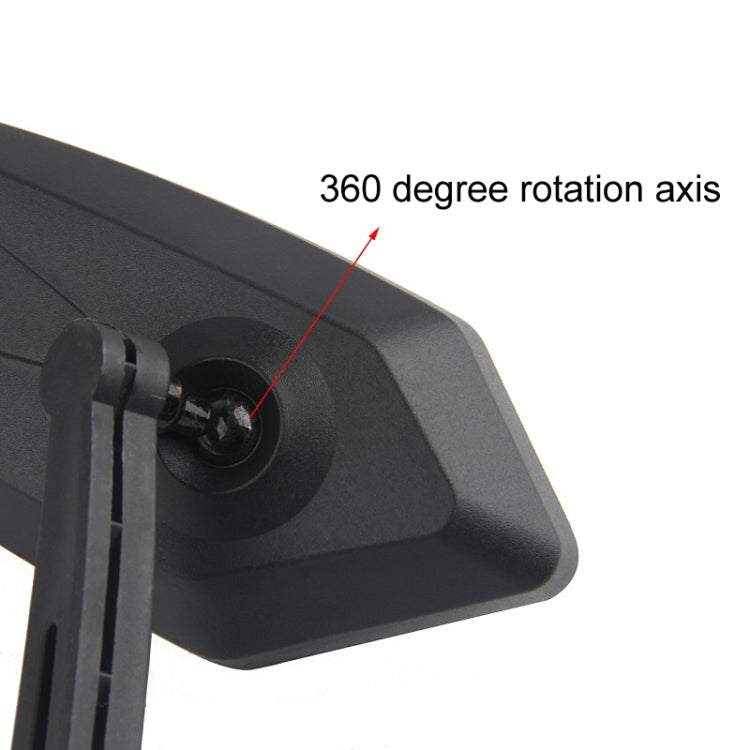 Mountain Bike High Definition Flat Reflective Rearview Mirror, Specification:, Single Left, Single Right, 1 Pair