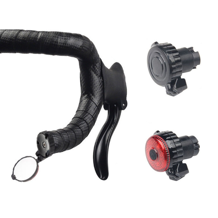 Bicycle Handlebar Folding Rearview Mirror, No Light, With Light