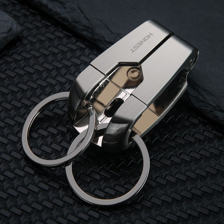 HONEST Metal Spring Clip Keychain Car Key Holder Waist Hanging Buckle