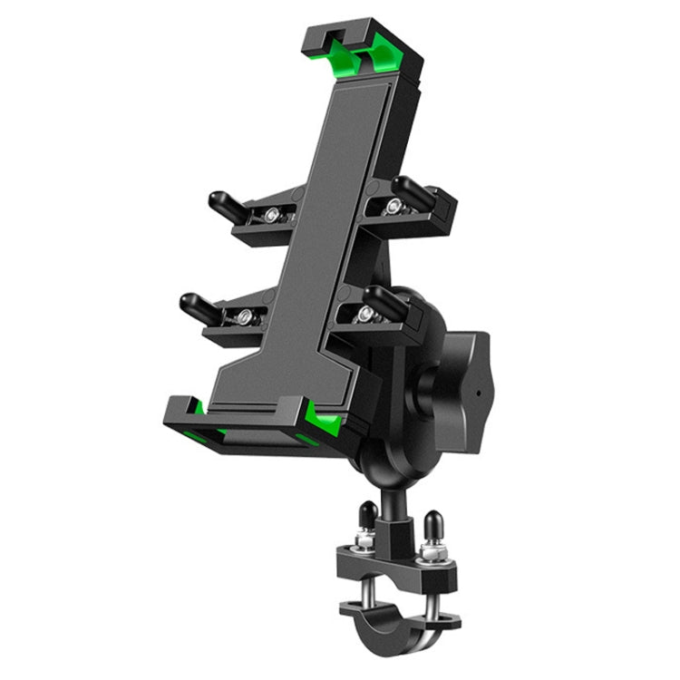 A02 Motorcycle Mobile Phone Navigation Bracket Car Riding Anti-shock Aluminum Alloy Rack, A02 U Car Handlebar Model, A02 Rearview Mirror Model, A02 M10 Ball Header Installation Model, A02 M8 Ball Header Installation Model