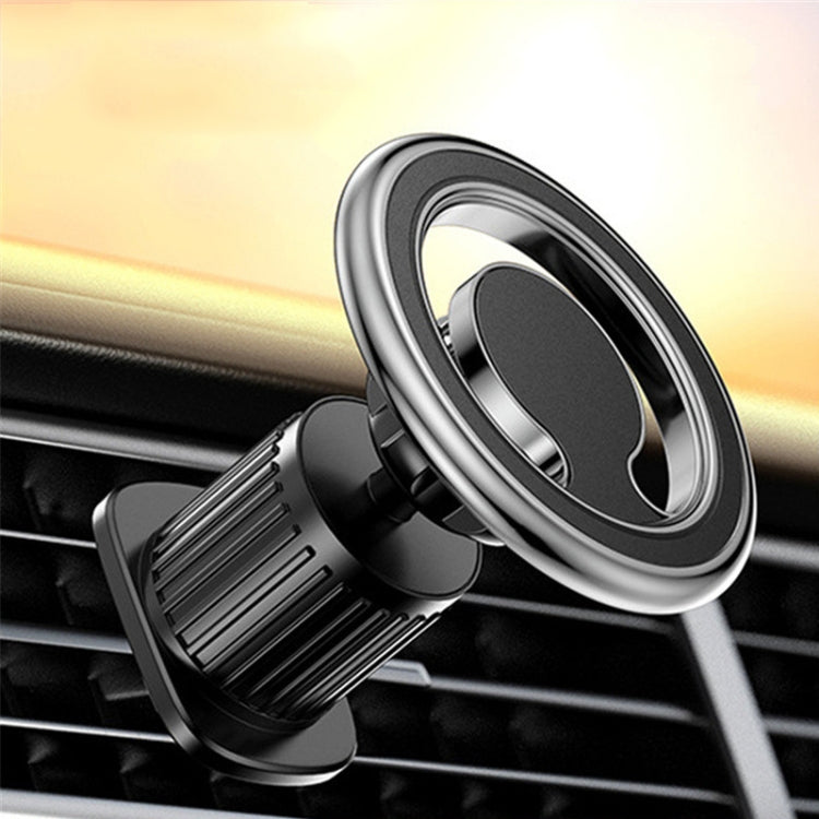 D19 Car Magnetic Mobile Phone Holder Rotatable Metal Navigation Bracket, Spec:, D19 Air Outlet (Black), D19 Extended (Black), D19 Extended (Silver), D19 Seat (Black), D19 Seat (Silver), D19 Sticker (Black), D19 Sticker (Silver), D19 Air Outlet (Silver)