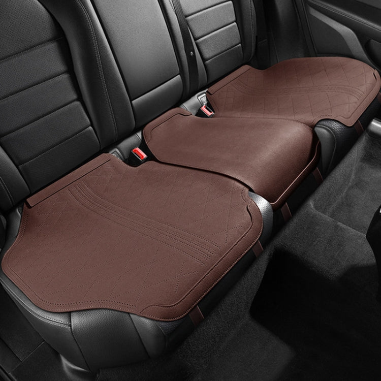 Flip-fur Car Cushion Breathable Ventilation Cushion for Four Seasons, Style:, Long Rear Cushion, Front Cushion