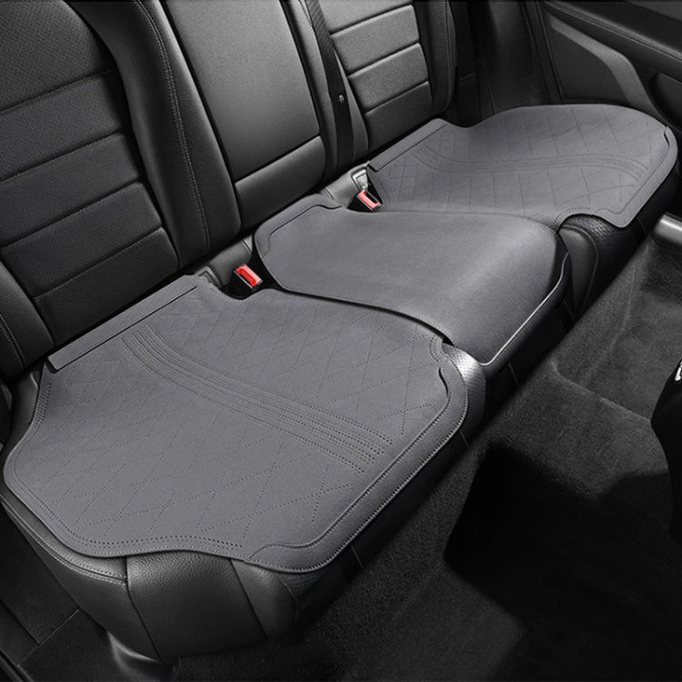 Flip-fur Car Cushion Breathable Ventilation Cushion for Four Seasons, Style:, Long Rear Cushion, Front Cushion