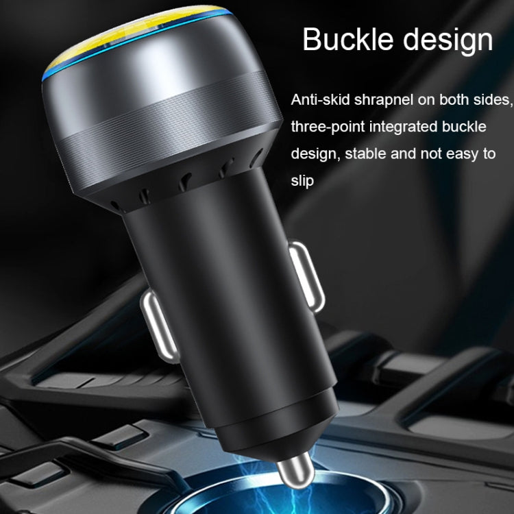 IBD355-1UC USB+Type-C/USB-C Dual Ports Mobile Phone Car Charger, 48W