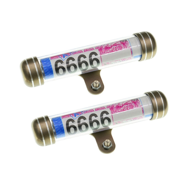 TF-2224 2pcs Multifunctional Waterproof Motorcycle Tax Bill Collection Tube, TF-2224(Silver), TF-2224(Red), TF-2224(Blue), TF-2224(Gold), TF-2224(Black)