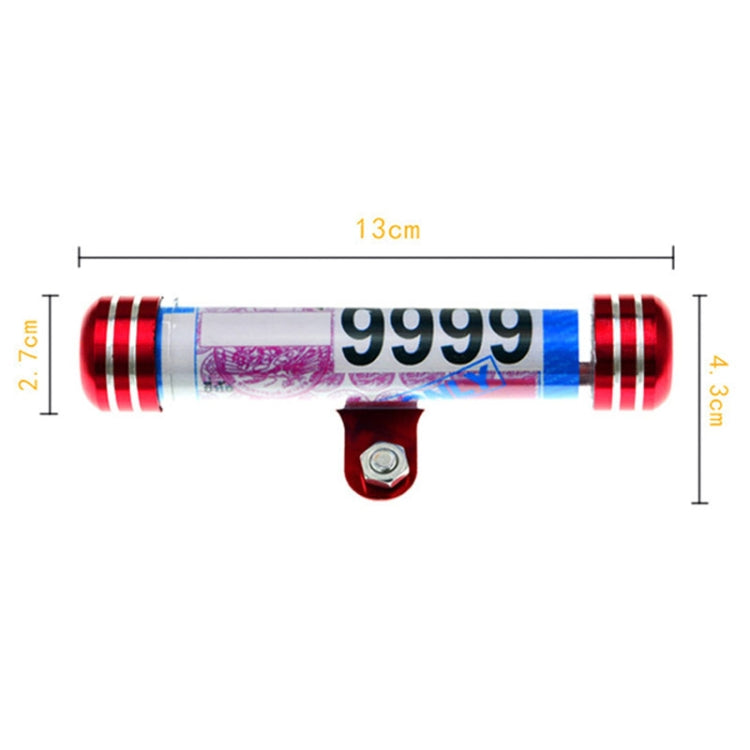 TF-2224 2pcs Multifunctional Waterproof Motorcycle Tax Bill Collection Tube, TF-2224(Silver), TF-2224(Red), TF-2224(Blue), TF-2224(Gold), TF-2224(Black)
