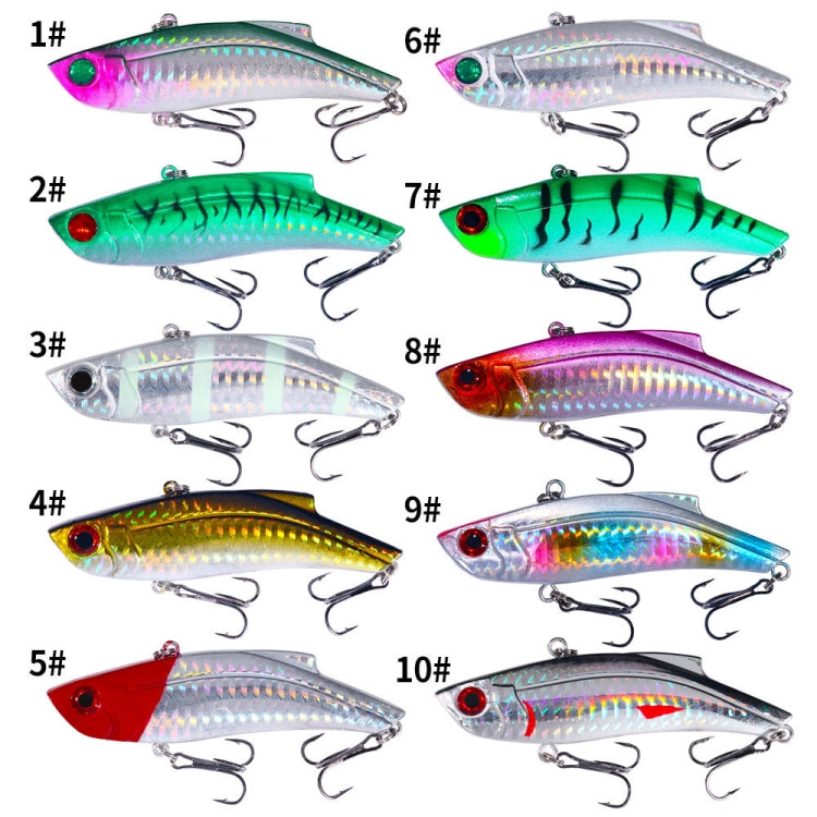 HENGJIA VI025 Submerged Trembling Swimming VIB Lure Plastic Fake Bait, VI025 (3), VI025 (4), VI025 (5), VI025 (6), VI025 (7), VI025 (8), VI025 (9), VI025 (10), VI025 (1), VI025 (2)