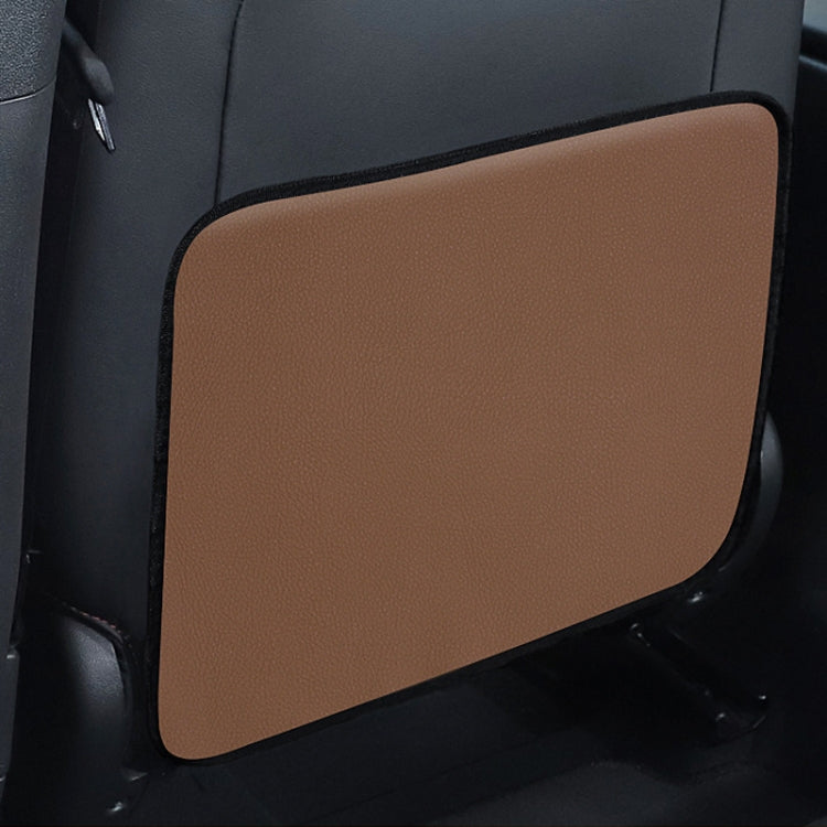 Car Seat Back Children Anti-kick Pad Back Rear Anti-dirty Universal Leather Protection Pad Storage Bag, All Inclusive Version (Black), All Inclusive Version (Brown), All Inclusive Version (Beige), All Inclusive Version (Wine Red)                       ...