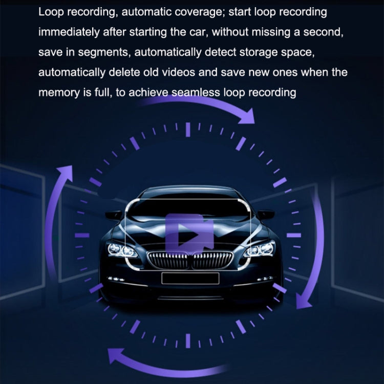 Hidden Driving Recorder WiFi Phone Connecting Car Parking Monitoring 1080P HD Recorder, M1, M8