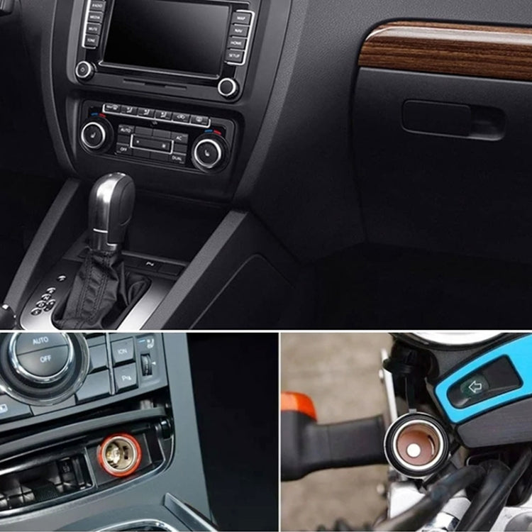Car Cigarette Lighter Socket Waterproof Power Supply 120W/250W Modification 12/24V Cigarette Lighter Mother Seat, Cigarette Lighter Socket