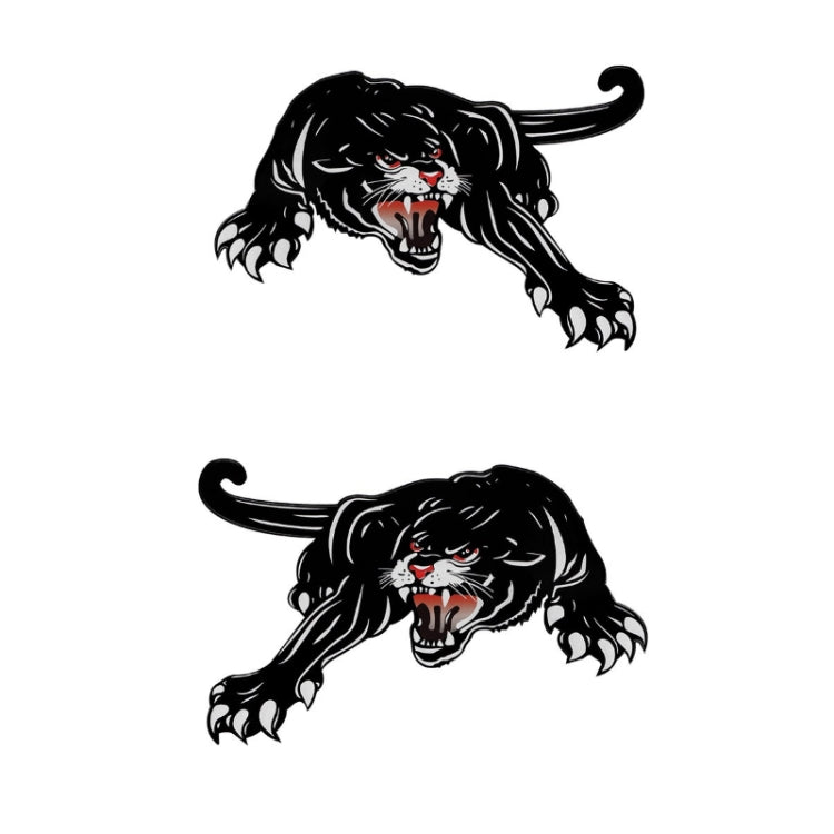Colorful Black Panther Car Hood Door Reflective Sticker