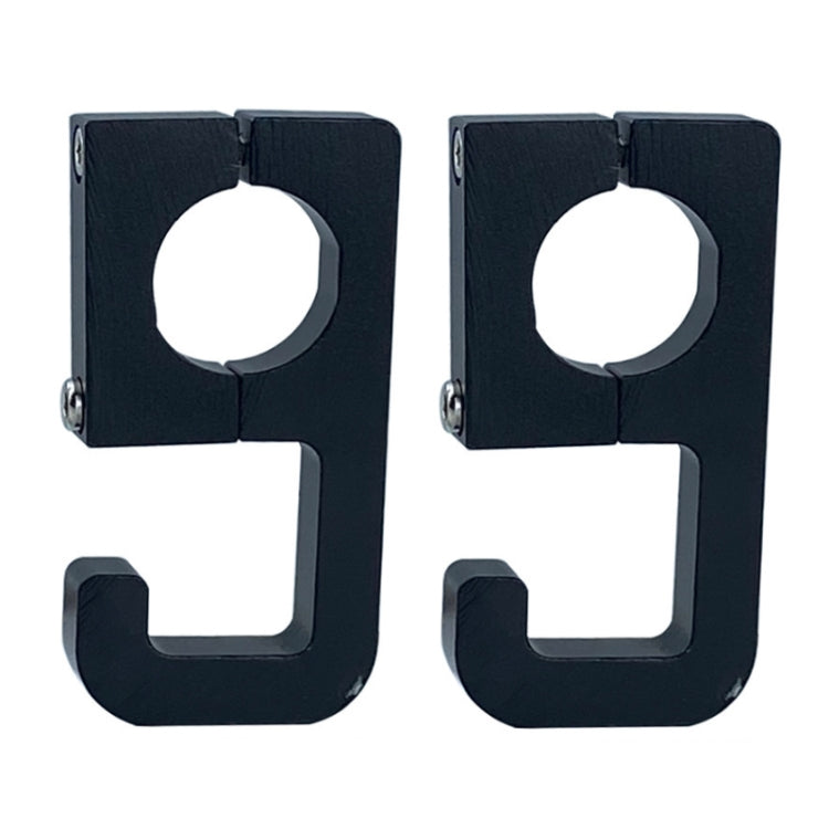 2pcs Motorcycle Type 69 Aluminum Alloy Multifunctional Helmet Hook, Black, Red, Blue, Silver, Gold, Titanium Color