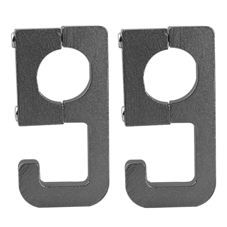 2pcs Motorcycle Type 69 Aluminum Alloy Multifunctional Helmet Hook, Black, Red, Blue, Silver, Gold, Titanium Color