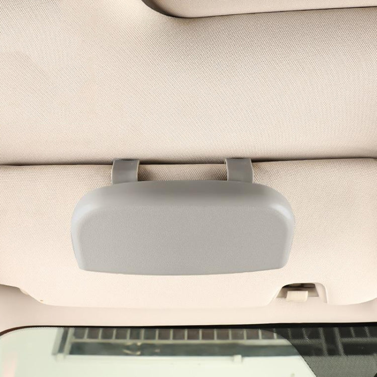 Multifunctional Car Glasses Box Car Sunshine Board Tickets Glasses Clamp, Back Double Snap Black, Back Double Snap Red, Back Double Snap Grey, Back Double Snap Beige