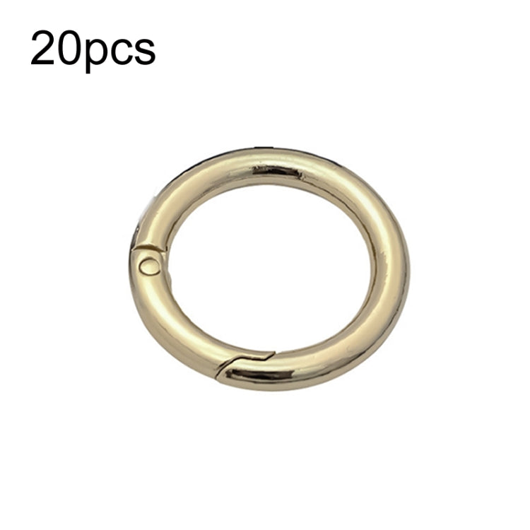 20pcs Zinc Alloy Spring Ring Metal Open Bag Webbing Keychain, 3 Points Silver, 4 Points Silver, 3 Points Light Gold, 1 inch Light Gold, 3 Point Black, 1 inch Black, 1 inch Silver, 4 Points Black, Inch 2 Light Gold, Inch 2 Silver, 5 Points Light Gold   ...