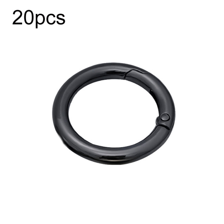 20pcs Zinc Alloy Spring Ring Metal Open Bag Webbing Keychain, 4 Points Silver, 3 Points Silver, Inch 2 Light Gold, Inch 2 Silver, 5 Points Light Gold, 5 Points Black, 5 Points Silver, 6 Points Light Gold, 4 Points Light Gold, 6 Points Black, Inch 2 Bla...