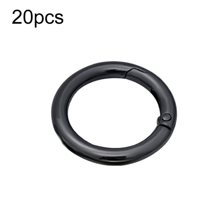 20pcs Zinc Alloy Spring Ring Metal Open Bag Webbing Keychain, 4 Points Silver, 3 Points Silver, Inch 2 Light Gold, Inch 2 Silver, 5 Points Light Gold, 5 Points Black, 5 Points Silver, 6 Points Light Gold, 4 Points Light Gold, 6 Points Black, Inch 2 Bla...
