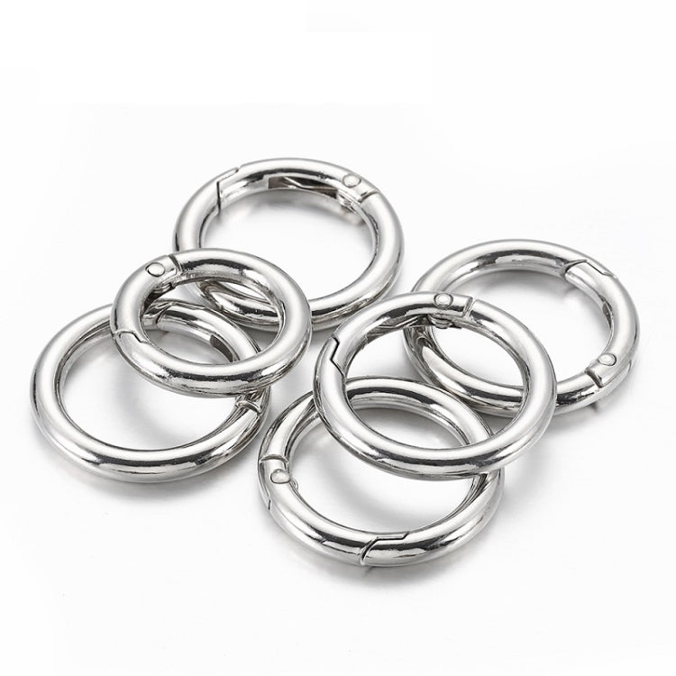 20pcs Zinc Alloy Spring Ring Metal Open Bag Webbing Keychain, 4 Points Silver, 3 Points Silver, Inch 2 Light Gold, Inch 2 Silver, 5 Points Light Gold, 5 Points Black, 5 Points Silver, 6 Points Light Gold, 4 Points Light Gold, 6 Points Black, Inch 2 Bla...