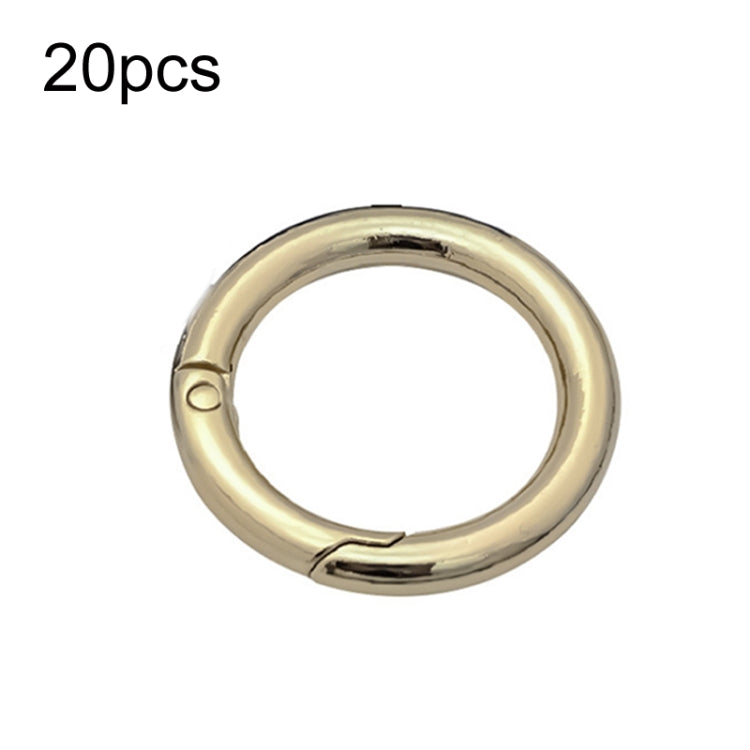 20pcs Zinc Alloy Spring Ring Metal Open Bag Webbing Keychain, 4 Points Silver, 3 Points Silver, Inch 2 Light Gold, Inch 2 Silver, 5 Points Light Gold, 5 Points Black, 5 Points Silver, 6 Points Light Gold, 4 Points Light Gold, 6 Points Black, Inch 2 Bla...