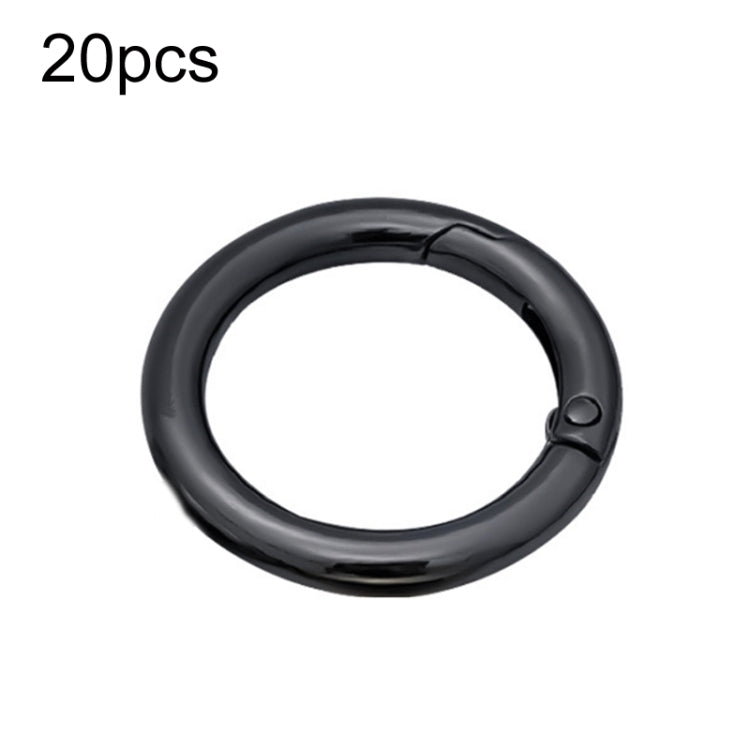 20pcs Zinc Alloy Spring Ring Metal Open Bag Webbing Keychain, 3 Points Silver, 4 Points Silver, 3 Points Light Gold, 1 inch Light Gold, 3 Point Black, 1 inch Black, 1 inch Silver, 4 Points Black, Inch 2 Light Gold, Inch 2 Silver, 5 Points Light Gold   ...