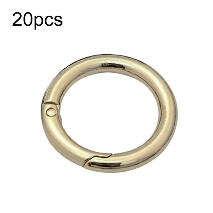 20pcs Zinc Alloy Spring Ring Metal Open Bag Webbing Keychain, 3 Points Silver, 4 Points Silver, 3 Points Light Gold, 1 inch Light Gold, 3 Point Black, 1 inch Black, 1 inch Silver, 4 Points Black, Inch 2 Light Gold, Inch 2 Silver, 5 Points Light Gold   ...