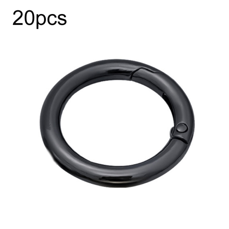 20pcs Zinc Alloy Spring Ring Metal Open Bag Webbing Keychain, 3 Points Silver, 4 Points Silver, 3 Points Light Gold, 1 inch Light Gold, 3 Point Black, 1 inch Black, 1 inch Silver, 4 Points Black, Inch 2 Light Gold, Inch 2 Silver, 5 Points Light Gold   ...