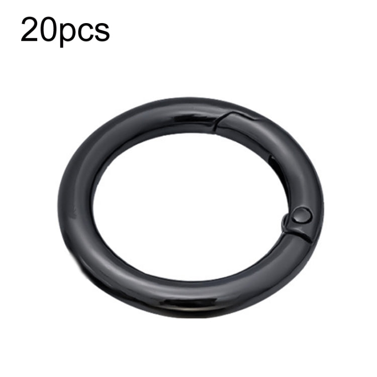 20pcs Zinc Alloy Spring Ring Metal Open Bag Webbing Keychain, 3 Points Silver, 4 Points Silver, 3 Points Light Gold, 1 inch Light Gold, 3 Point Black, 1 inch Black, 1 inch Silver, 4 Points Black, Inch 2 Light Gold, Inch 2 Silver, 5 Points Light Gold   ...